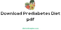 Download Prediabetes Diet pdf