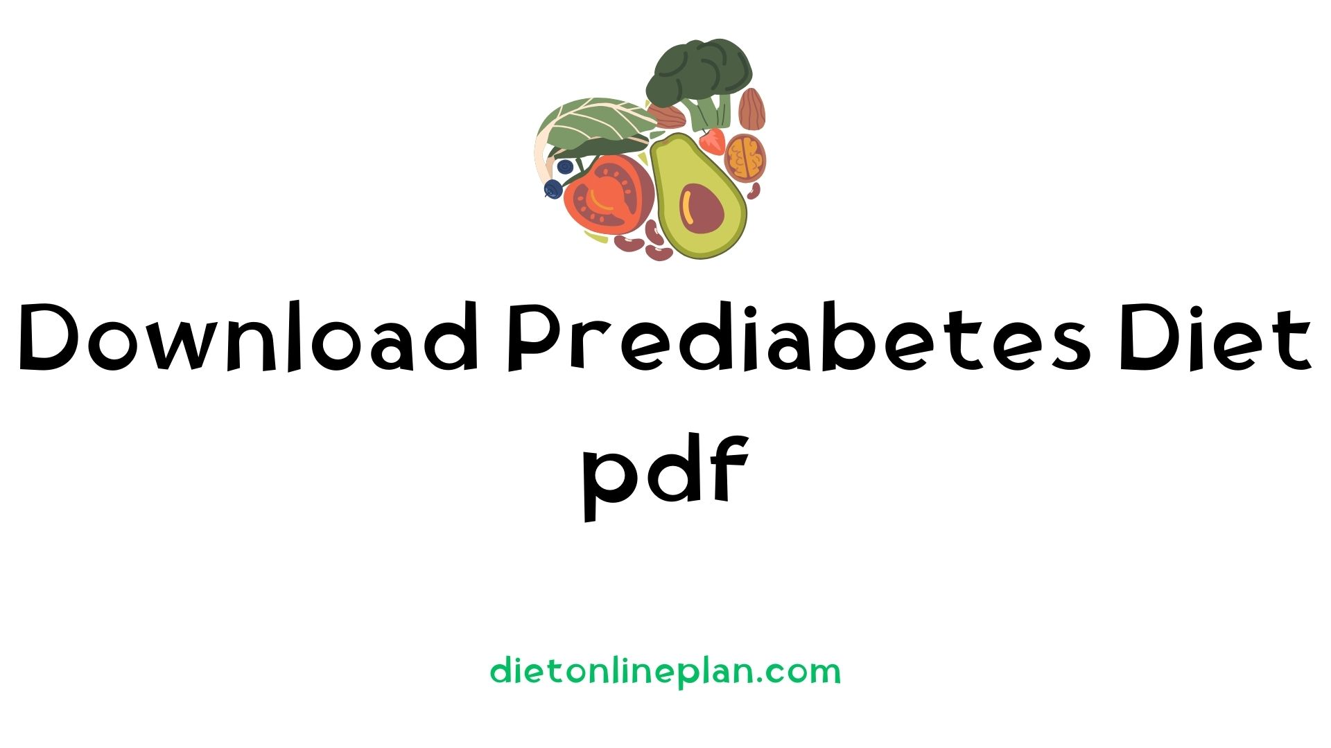 prediabetes diet pdf